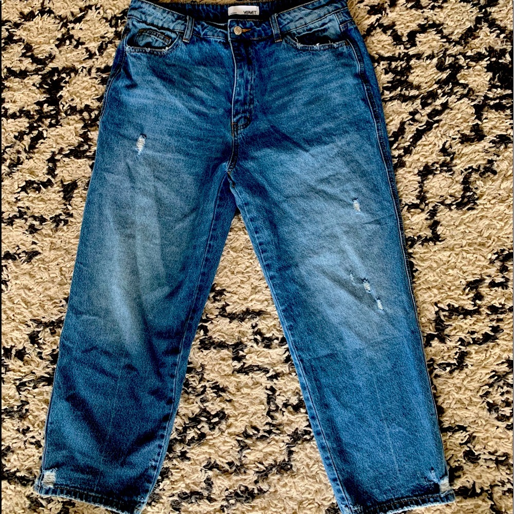 Vervet wide leg ankle jeans